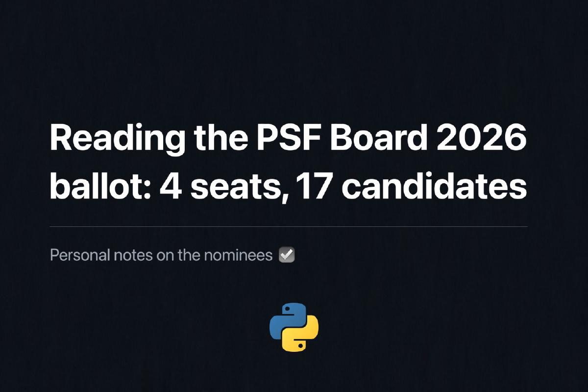 PSF Board Candidates 2026